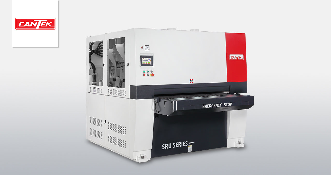 CANTEK | SRU SERIES Fixed Table Widebelt Sander