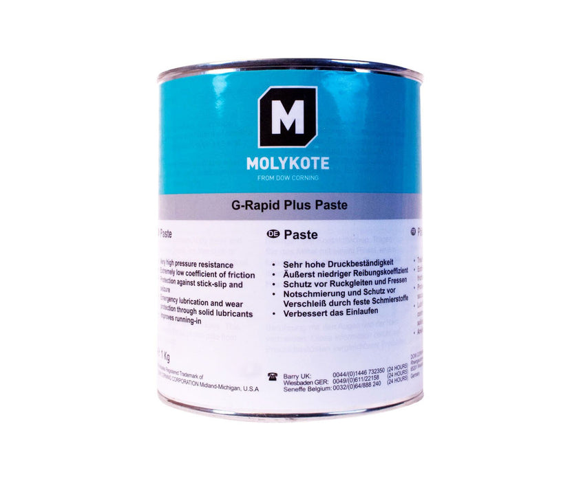 DUPONT™ MOLYKOTE® G-Rapid Plus Black Solid Lubricant Paste - 1 Kg Can