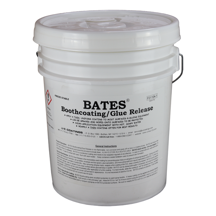 JLT | BOOTHCOAT.5 - (1) Gallon Pail of Bates Boothcoating