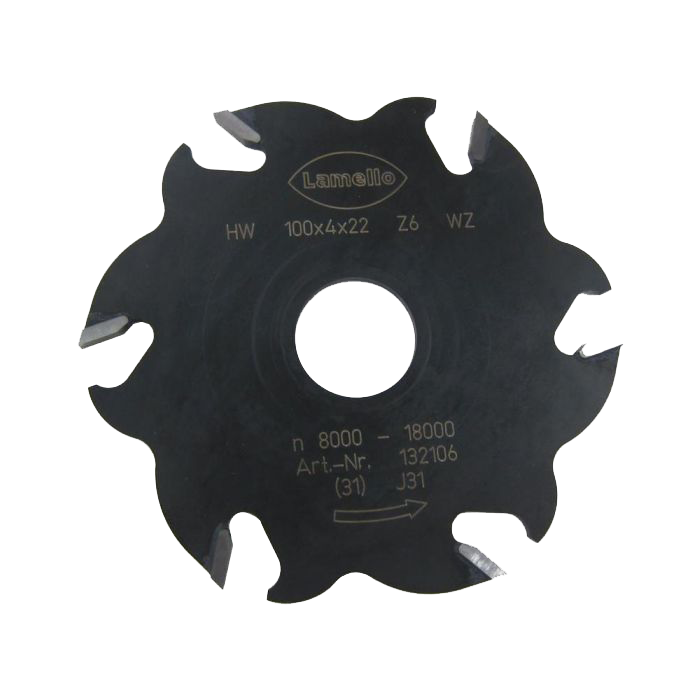 Lamello 132106 | 6 Tooth Carbide Cutter Classic Original