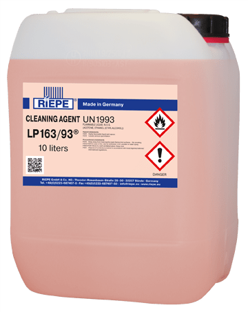 Riepe Cleaning Agent LP163/93 10L (2.64 gal.)