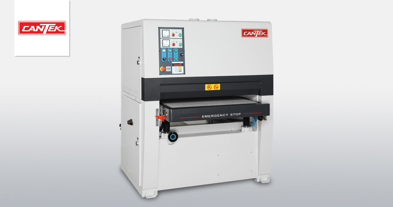 CANTEK | C372 37" Two Head Wide Belt Sander (60" Belt)