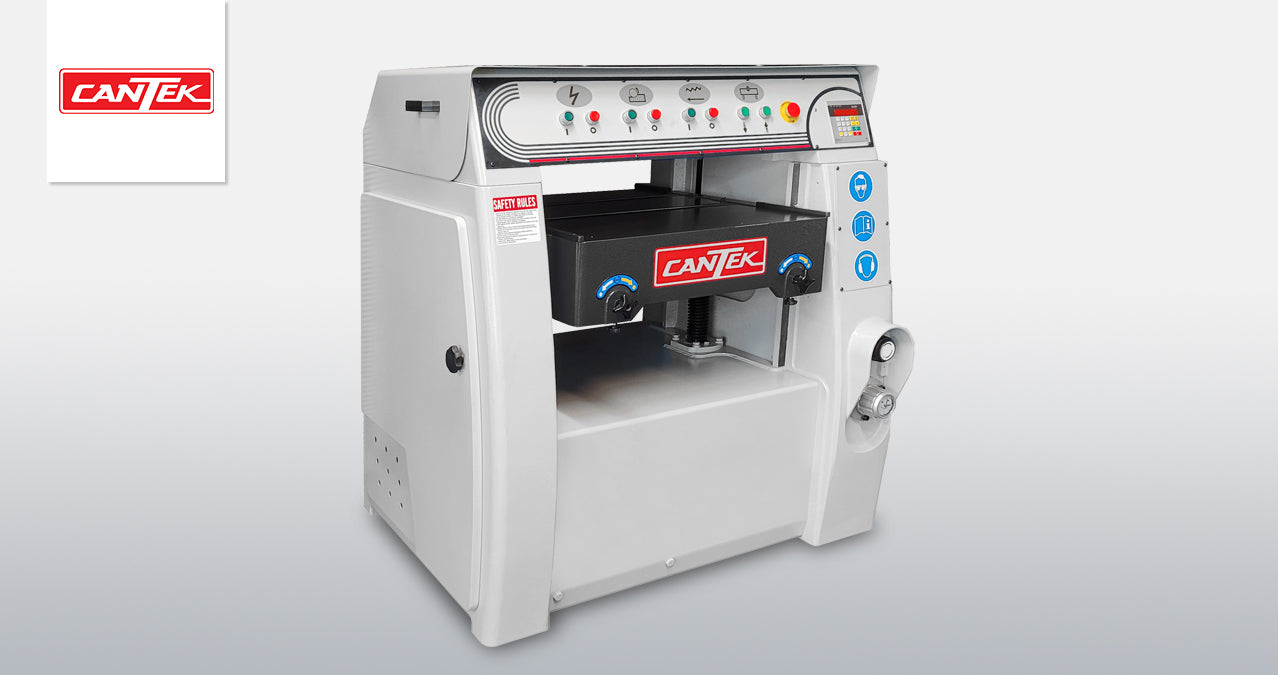 CANTEK | CM626 26" Heavy Duty Planer, 20HP - Spiral Cutterhead