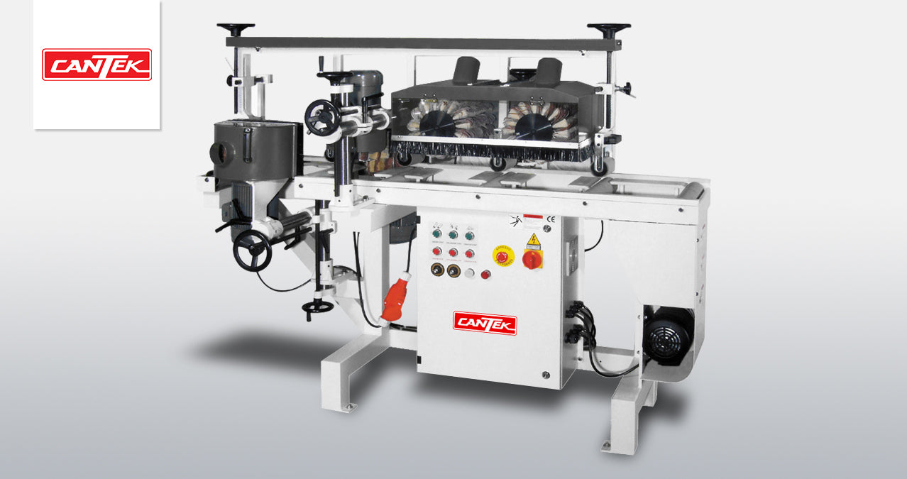 CANTEK | LBS300-5S Lineal Brush Sander: (5) Heads