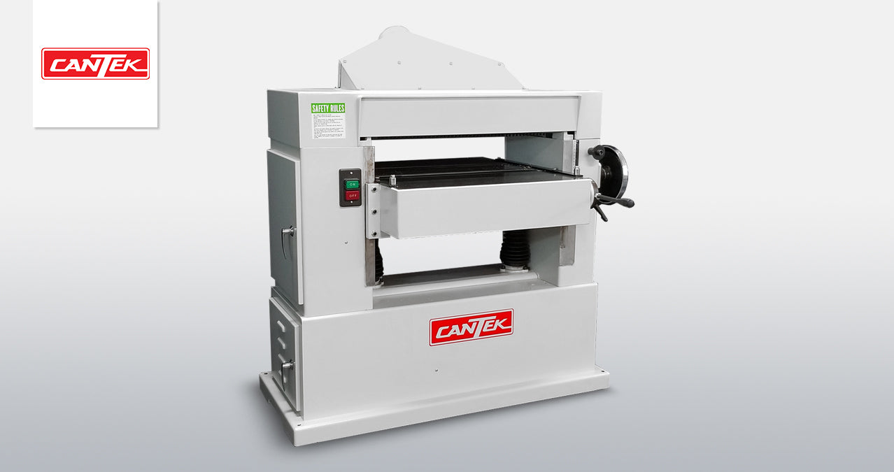 CANTEK | P24HV 24" Planer, 7.5HP - Spiral Cutterhead