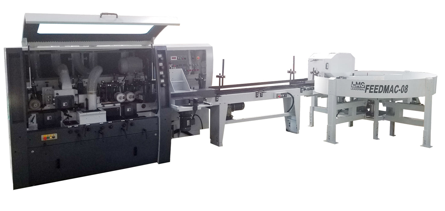 Leadermac | 523C Short Stock Moulder with Feedmac 08 Random Length Feeder