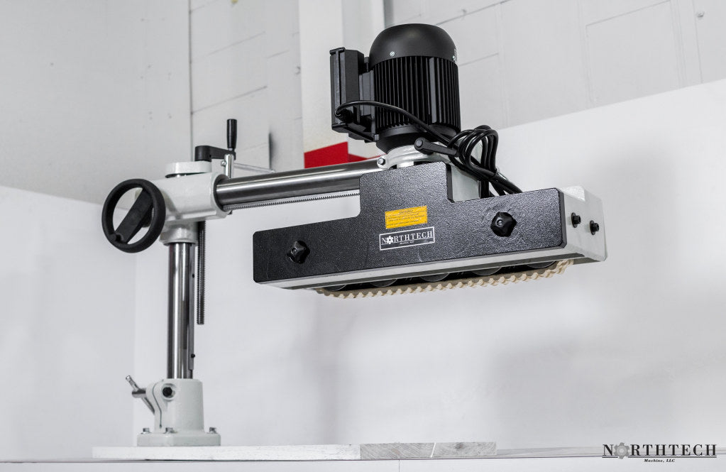 NORTHTECH MACHINE | NT-040SF STOCK FEEDER W/ STAND 3 BELTS 8 SPEEDS