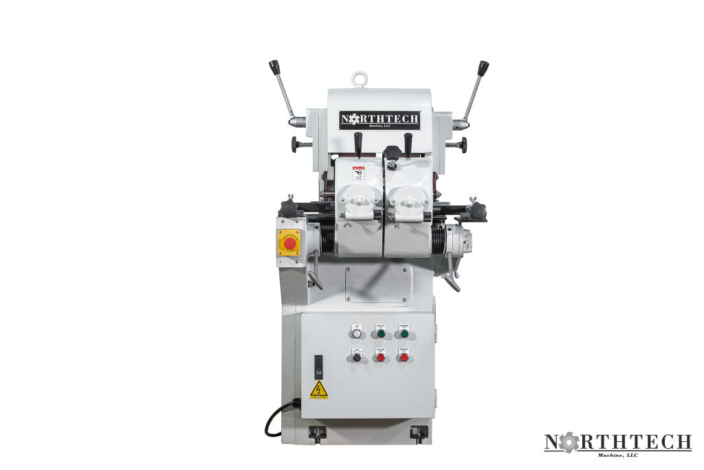 NORTHTECH MACHINE | NT-RRS80B2 ROUND ROD SANDER DOUBLE BELT