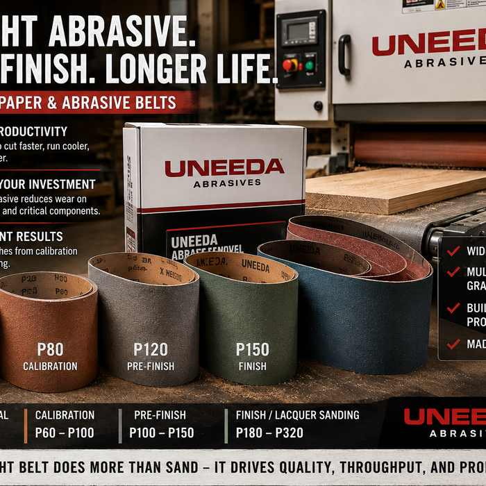 How to Spec Abrasive Belts and Contact Rolls for Wide Belt Sanders