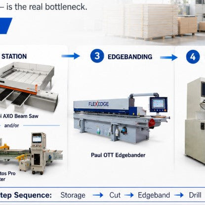 Panel Processing Line Design for Cabinet Shops: The 5-Step Sequence That Maximizes Throughput