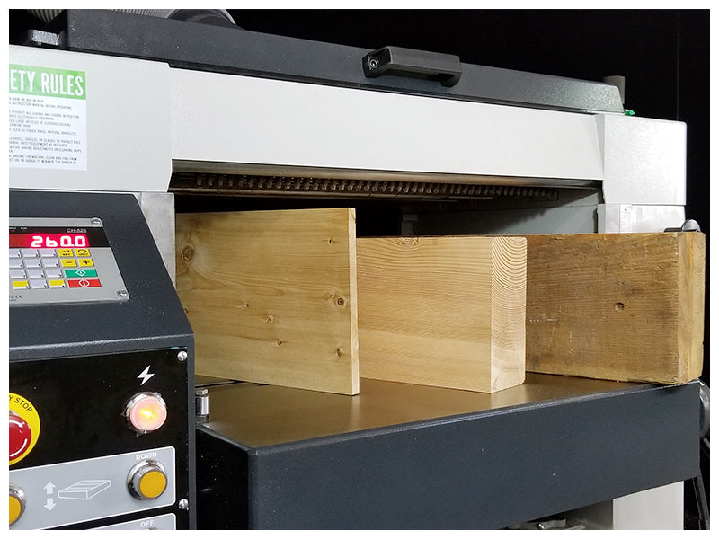 CANTEK | P630HV 24" Heavy Duty Planer, 10HP - Spiral Cutterhead