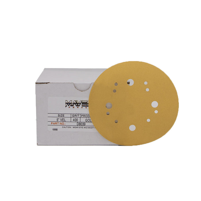 5" Hook & Loop Sanding Discs (Box of 50), 10 Boxes/Case