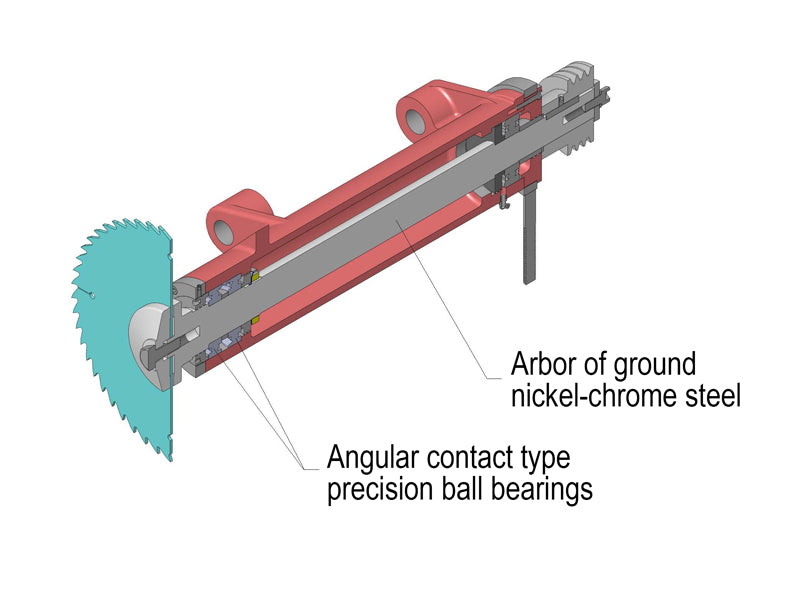 CANTEK | C12RSH 12" Straight Line Ripsaw