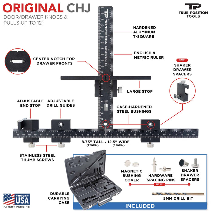 Cabinet Hardware Jig ORIGINAL + Case
