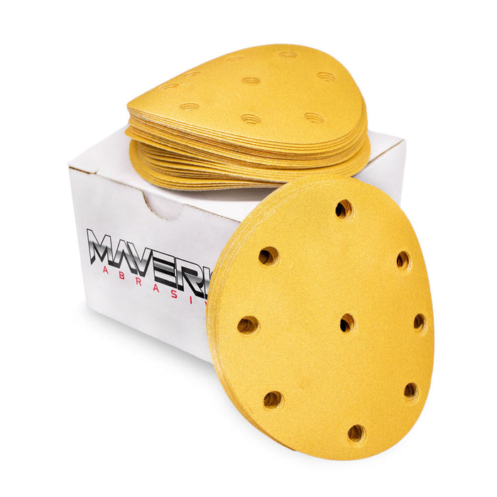 6" Hook & Loop Sanding Discs (Box of 50), 10 Boxes/Case