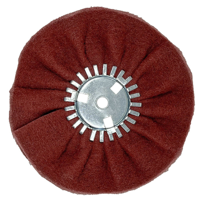 Satin Airway Buffing Wheel for Angle Grinders, 5 PACK