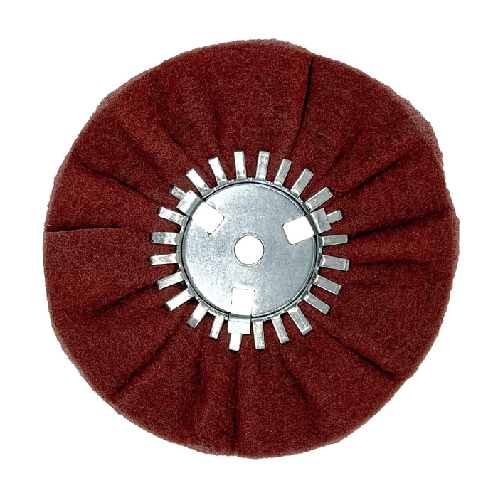 Satin Airway Buffing Wheel for Angle Grinders, 5 PACK