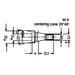 SOUTHEAST TOOL QCDA8006LH Quick Change DA, M8 x 22.5mm length