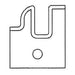 SOUTHEAST TOOL SE-ICSR Round Cope (Stile) Profile Insert, for SE-BCS Bod