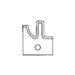 SOUTHEAST TOOL SE-IRSO Ogee Stick/Rail Profile Insert, for SE-BRS Body