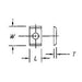 SOUTHEAST TOOL SI-10510515 S/C Insert 10.5mm x10.5mm x1.5mm x4mm hole