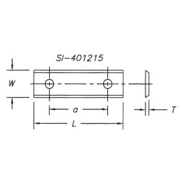 SOUTHEAST TOOL SI-1201322 Insert 120 x 13 x 2.2 x 60 CTC hole pattern