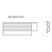 SOUTHEAST TOOL SI-125511FG Insert 12 x 5.5 x 1.1 ( 10 pc per pack) W/ Slot