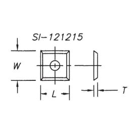 SOUTHEAST TOOL SI-131325 Insert 13 x 13 x 2.5 ( 10 pc per pack)