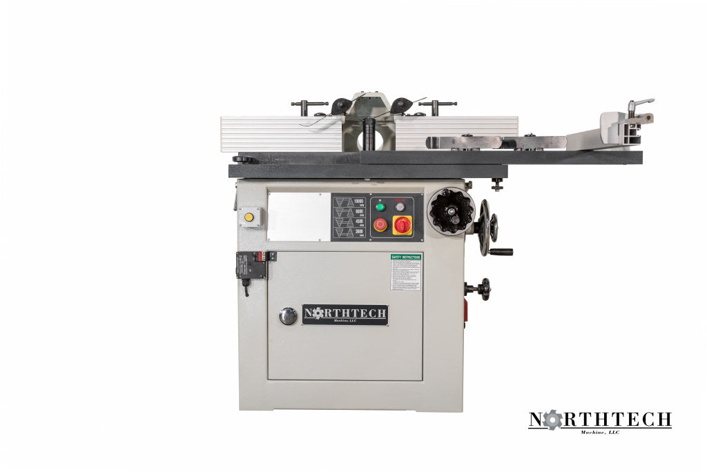 NORTHTECH MACHINE | NT-525TS SHAPER WITH TILTING SPINDLE, SLIDING TABL ...